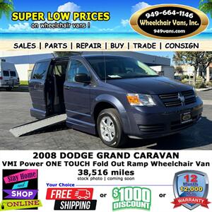 2008 Dodge Grand Caravan Wheelchair Van Minivan