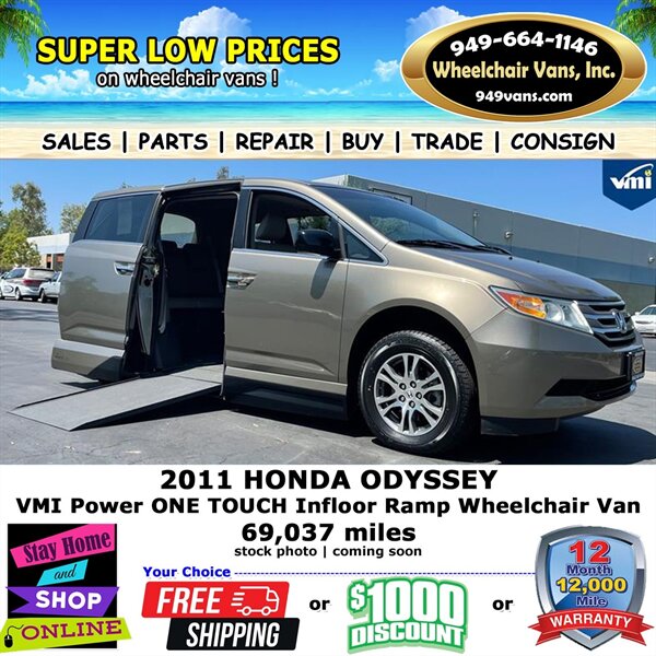 2011 Honda Odyssey EX Wheelchair Van   - Photo 1 - Laguna Hills, CA 92653