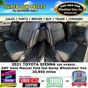 2021 Toyota Sienna XSE Wheelchair Van   - Photo 13 - Laguna Hills, CA 92653