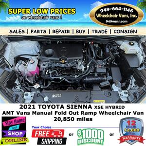 2021 Toyota Sienna XSE Wheelchair Van   - Photo 14 - Laguna Hills, CA 92653