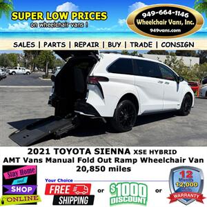 2021 Toyota Sienna XSE Wheelchair Van   - Photo 2 - Laguna Hills, CA 92653