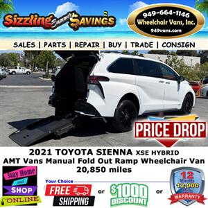 2021 Toyota Sienna XSE Wheelchair Van   - Photo 1 - Laguna Hills, CA 92653