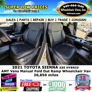 2021 Toyota Sienna XSE Wheelchair Van   - Photo 12 - Laguna Hills, CA 92653