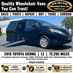 2016 Toyota Sienna LE Mobility Wheelchair Van - Photo 1 - Laguna Hills, CA 92653