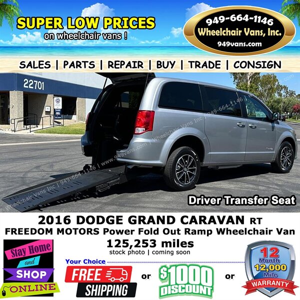 2016 Dodge Grand Caravan R/T Wheelchair Van   - Photo 1 - Laguna Hills, CA 92653