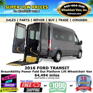 2016 Ford Transit 250 Wheelchair Van   - Photo 1 - Laguna Hills, CA 92653