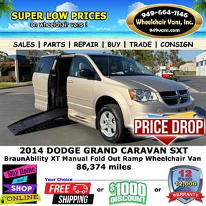 2014 Dodge Grand Caravan SE Wheelchair Van Minivan