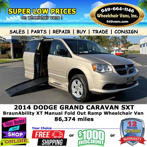 2014 Dodge Grand Caravan SE Wheelchair Van   - Photo 1 - Laguna Hills, CA 92653