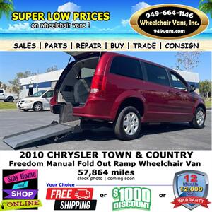 2010 Chrysler Town and Country LX Wheelchair Van Minivan