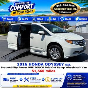 2016 Honda Odyssey EX-L Wheelchair Van Minivan