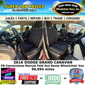2016 Dodge Grand Caravan Wheelchair Van   - Photo 13 - Laguna Hills, CA 92653