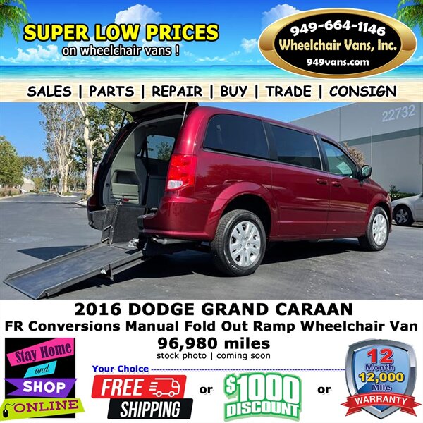 2016 Dodge Grand Caravan Wheelchair Van - Photo 1 - Laguna Hills, CA 92653