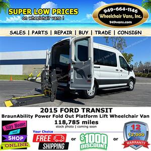 2015 Ford Transit 350 XL Wheelchair Van   - Photo 1 - Laguna Hills, CA 92653
