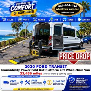 2020 Ford Transit Wheelchair Van   - Photo 1 - Laguna Hills, CA 92653