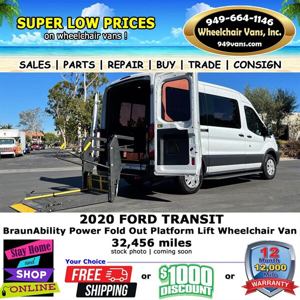 2020 Ford Transit Wheelchair Van  