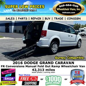 2016 Dodge Grand Caravan SE Wheelchair Van Minivan