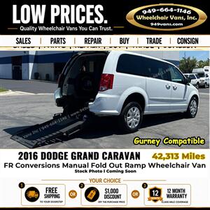 2016 Dodge Grand Caravan SE Wheelchair Van Minivan
