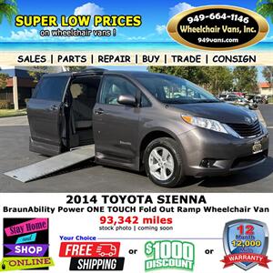 2014 Toyota Sienna LE Wheelchair Van   - Photo 1 - Laguna Hills, CA 92653