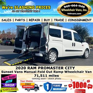 2020 RAM ProMaster City Wheelchair Van  