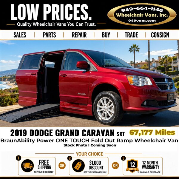 2019 Dodge Grand Caravan Wheelchair Van   - Photo 1 - Laguna Hills, CA 92653