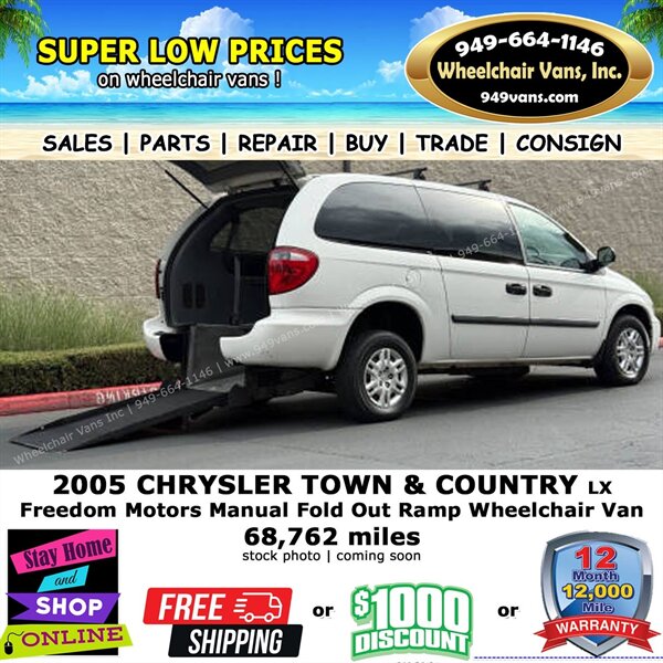 2005 Chrysler Town and Country LX Wheelchair Van - Photo 1 - Laguna Hills, CA 92653