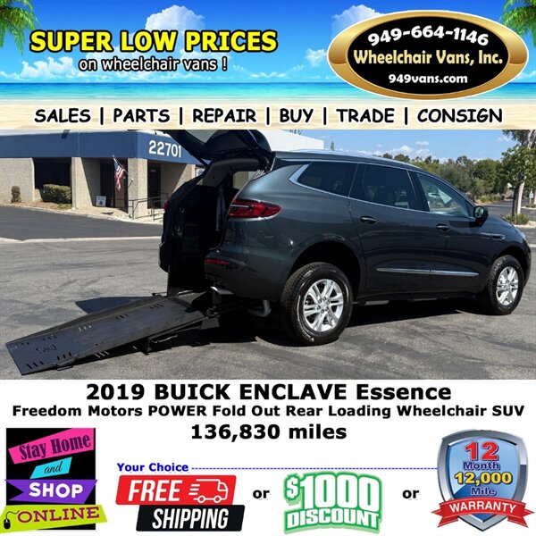 2019 Buick Enclave Essence Wheelchair SUV  