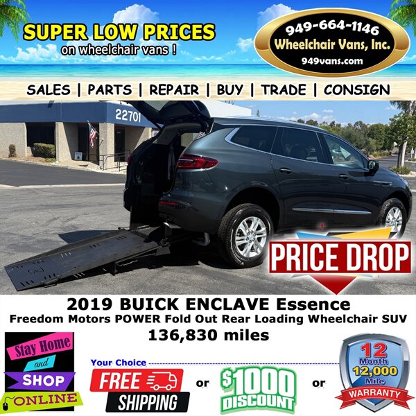2019 Buick Enclave Essence Wheelchair SUV  