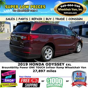 2019 Honda Odyssey EX-L Wheelchair Van   - Photo 7 - Laguna Hills, CA 92653