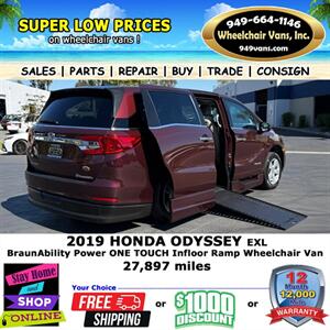 2019 Honda Odyssey EX-L Wheelchair Van   - Photo 4 - Laguna Hills, CA 92653