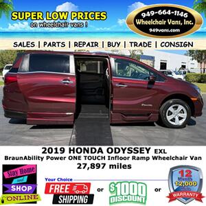 2019 Honda Odyssey EX-L Wheelchair Van   - Photo 3 - Laguna Hills, CA 92653