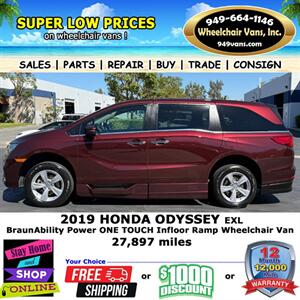 2019 Honda Odyssey EX-L Wheelchair Van   - Photo 9 - Laguna Hills, CA 92653