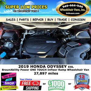 2019 Honda Odyssey EX-L Wheelchair Van   - Photo 13 - Laguna Hills, CA 92653