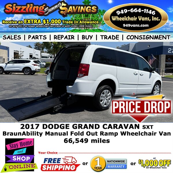 2017 Dodge Grand Caravan Wheelchair Van - Photo 1 - Laguna Hills, CA 92653
