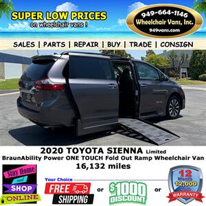 2020 Toyota Sienna Limited Wheelchair Van   - Photo 3 - Laguna Hills, CA 92653