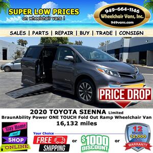 2020 Toyota Sienna Limited Wheelchair Van   - Photo 1 - Laguna Hills, CA 92653