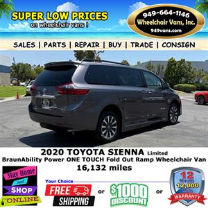 2020 Toyota Sienna Limited Wheelchair Van   - Photo 9 - Laguna Hills, CA 92653