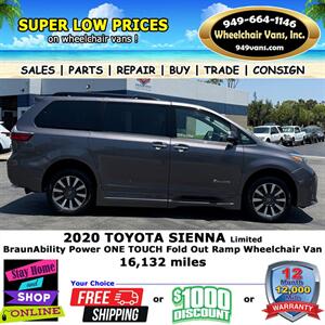 2020 Toyota Sienna Limited Wheelchair Van   - Photo 5 - Laguna Hills, CA 92653