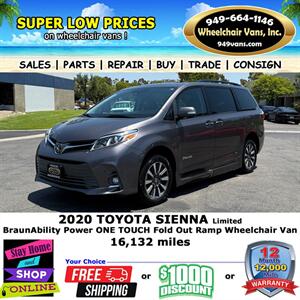 2020 Toyota Sienna Limited Wheelchair Van   - Photo 4 - Laguna Hills, CA 92653