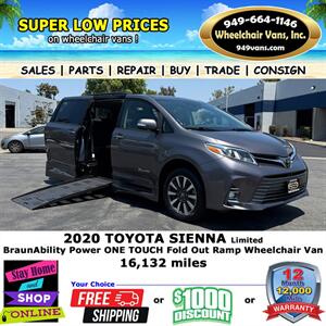 2020 Toyota Sienna Limited Wheelchair Van   - Photo 1 - Laguna Hills, CA 92653