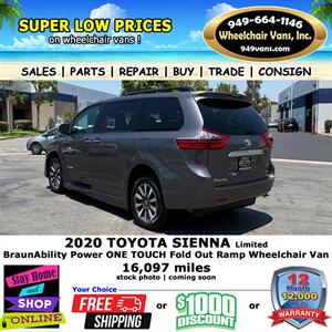 2020 Toyota Sienna Limited Wheelchair Van   - Photo 10 - Laguna Hills, CA 92653
