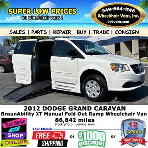 2012 Dodge Grand Caravan Wheelchair Van   - Photo 1 - Laguna Hills, CA 92653
