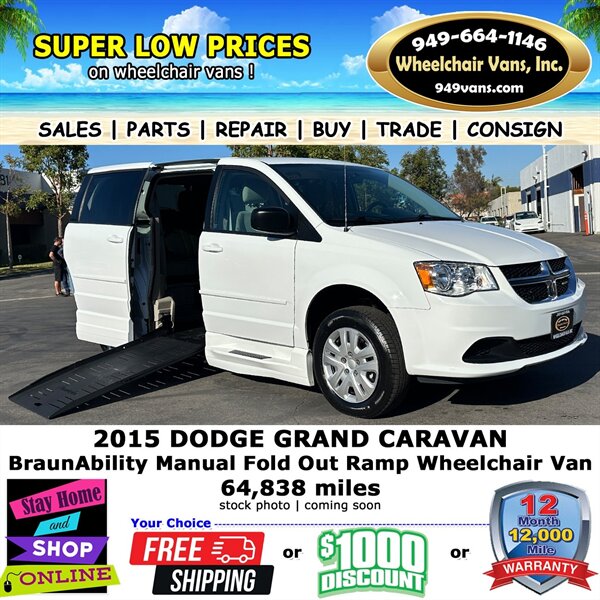 2015 Dodge Grand Caravan SE Wheelchair Van - Photo 1 - Laguna Hills, CA 92653