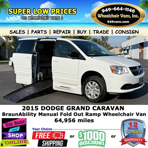 2015 Dodge Grand Caravan SE Wheelchair Van  