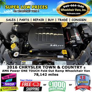 2016 Chrysler Town and Country S Wheelchair Van - Photo 13 - Laguna Hills, CA 92653