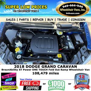 2018 Dodge Grand Caravan SXT Wheelchair Van   - Photo 13 - Laguna Hills, CA 92653