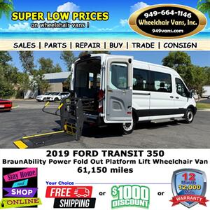 2019 Ford Transit 350 XL Wheelchair Van   - Photo 2 - Laguna Hills, CA 92653