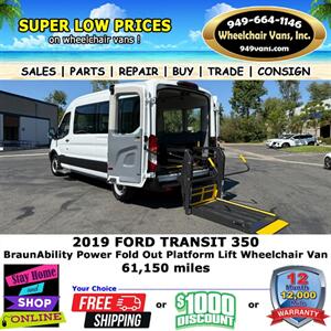 2019 Ford Transit 350 XL Wheelchair Van   - Photo 4 - Laguna Hills, CA 92653