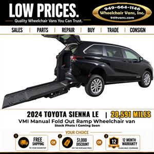 2024 Toyota Sienna LE 8-Passenger Wheelchair Van - Photo 1 - Laguna Hills, CA 92653