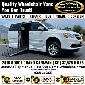2016 Dodge Grand Caravan SE  Wheelchair Van   - Photo 1 - Laguna Hills, CA 92653