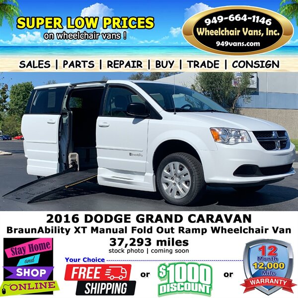 2016 Dodge Grand Caravan Wheelchair Van - Photo 1 - Laguna Hills, CA 92653